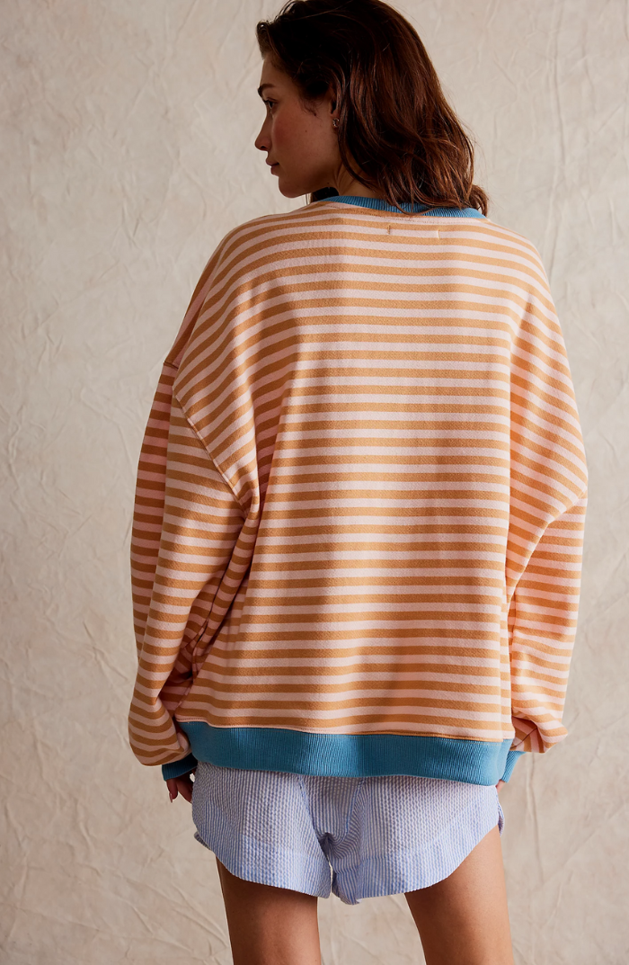 LENA™ Oversized stribet sweater