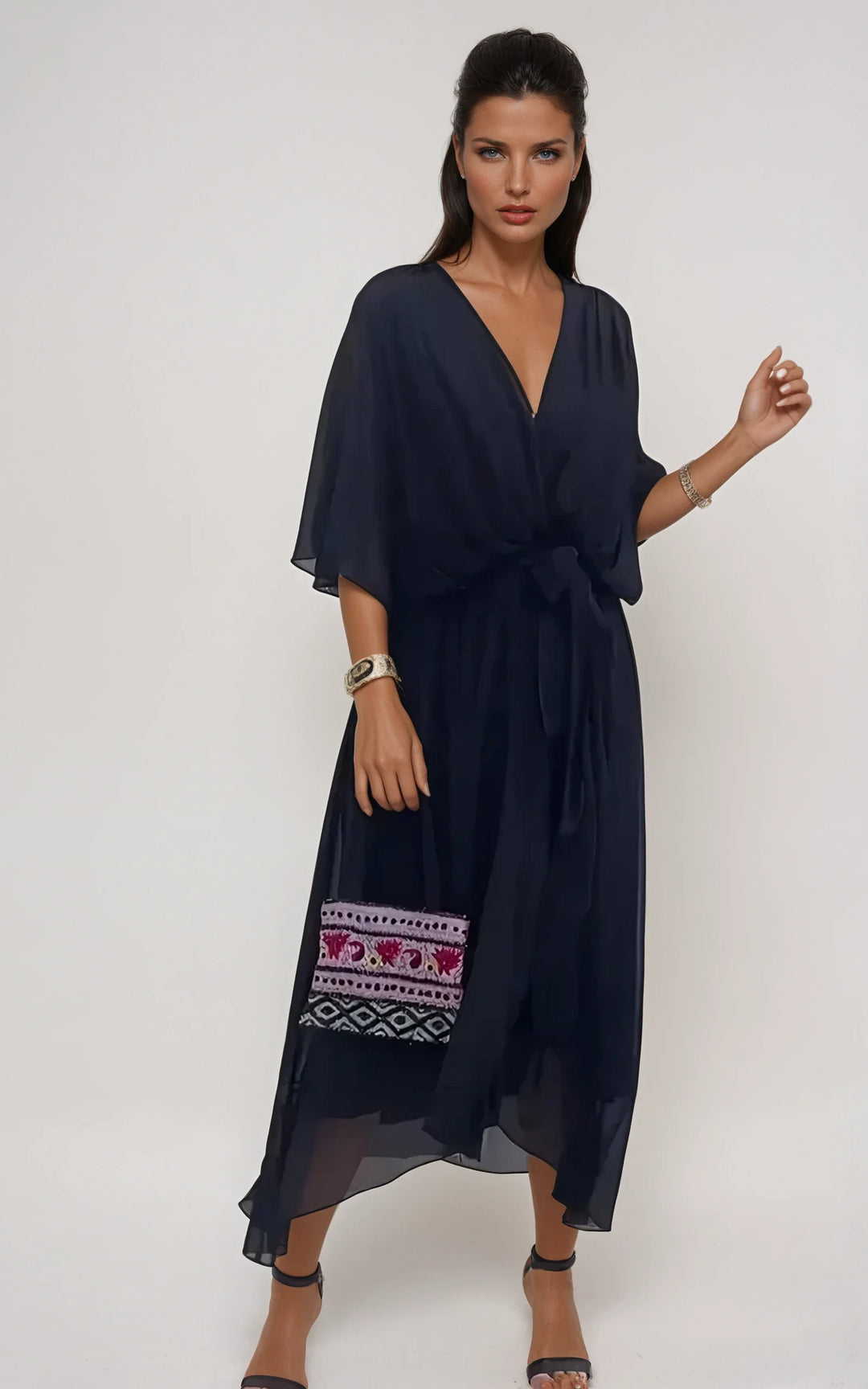 ELARA™ - Flowing Wrap Dress