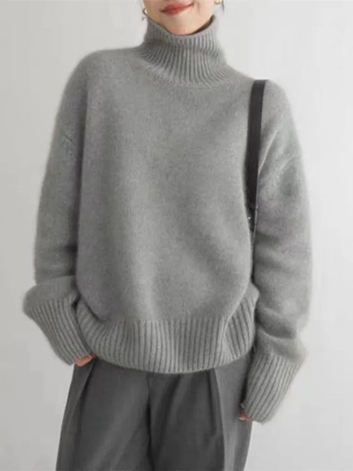 Nancie | Hyggelig rullekrave sweater